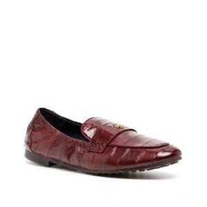 Tory Burch Ballet 20mm Loafers Rot Red Womens Size 5.5